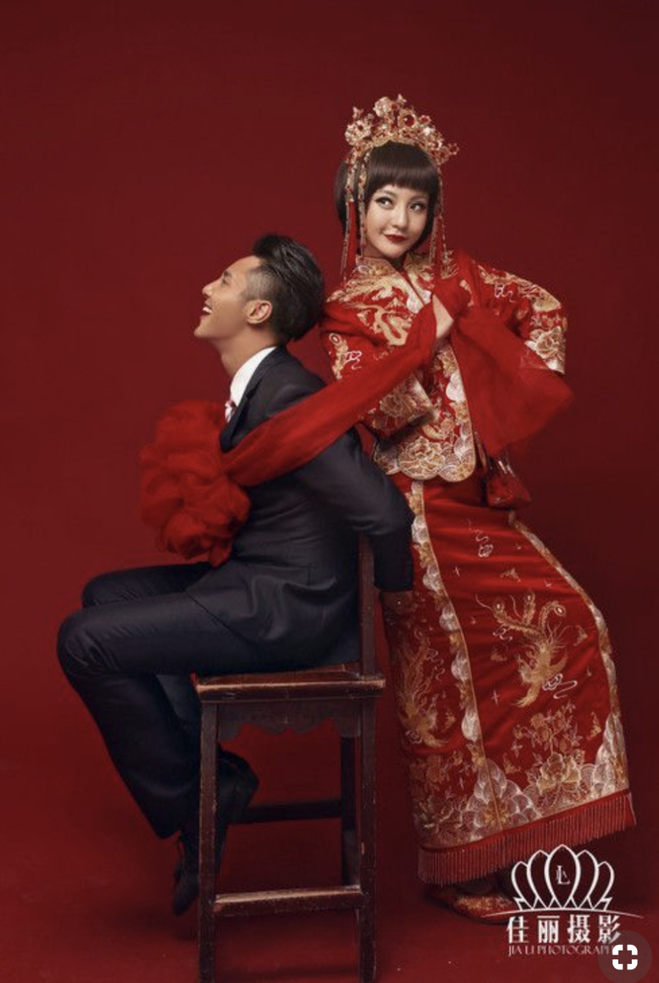 Красивая традиционная китайская свадьба
