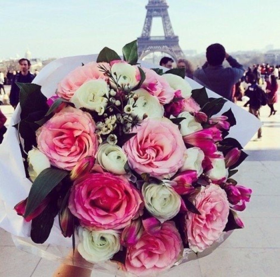 Букет цветов из Парижа