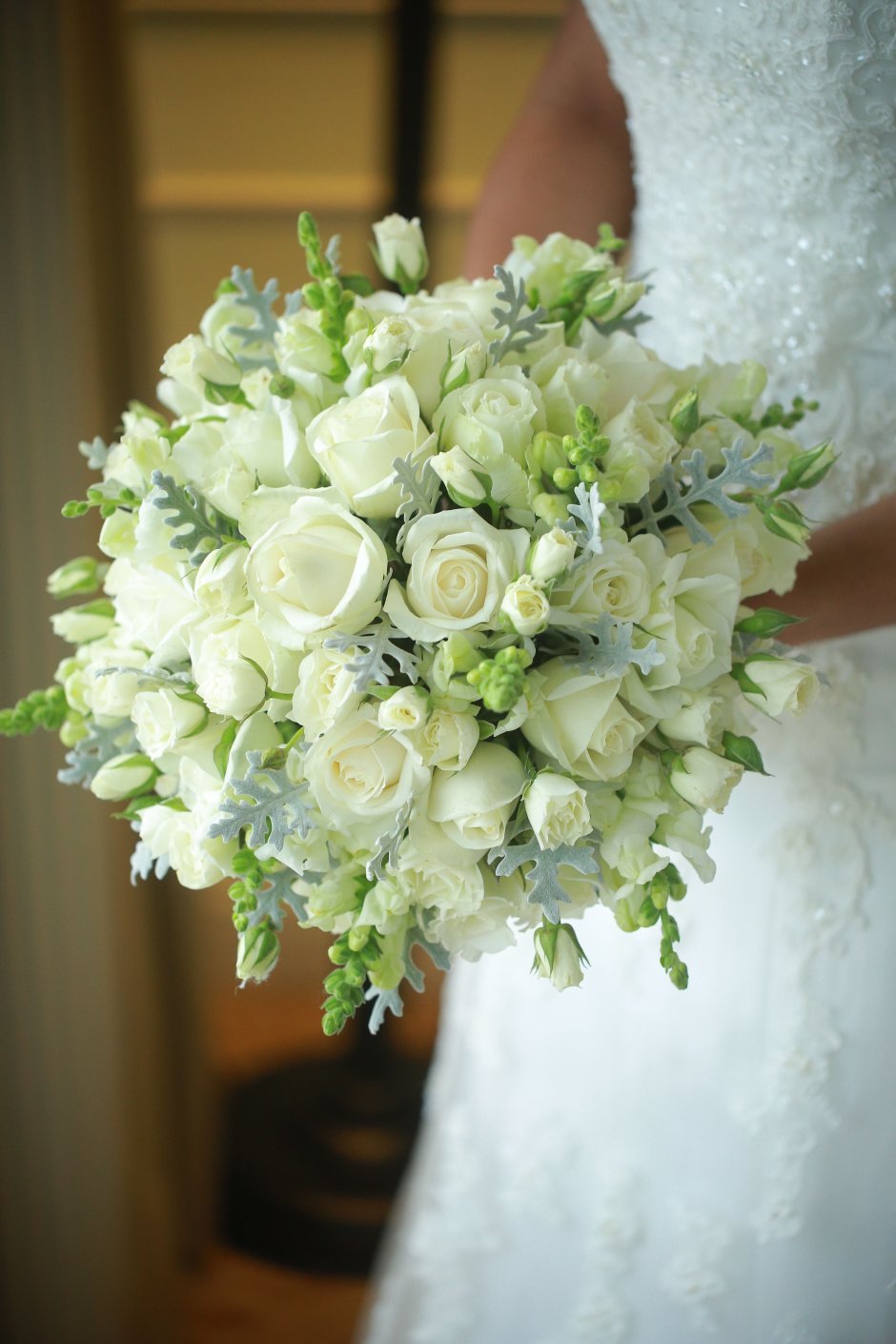 Лизиантус белый букет невесты