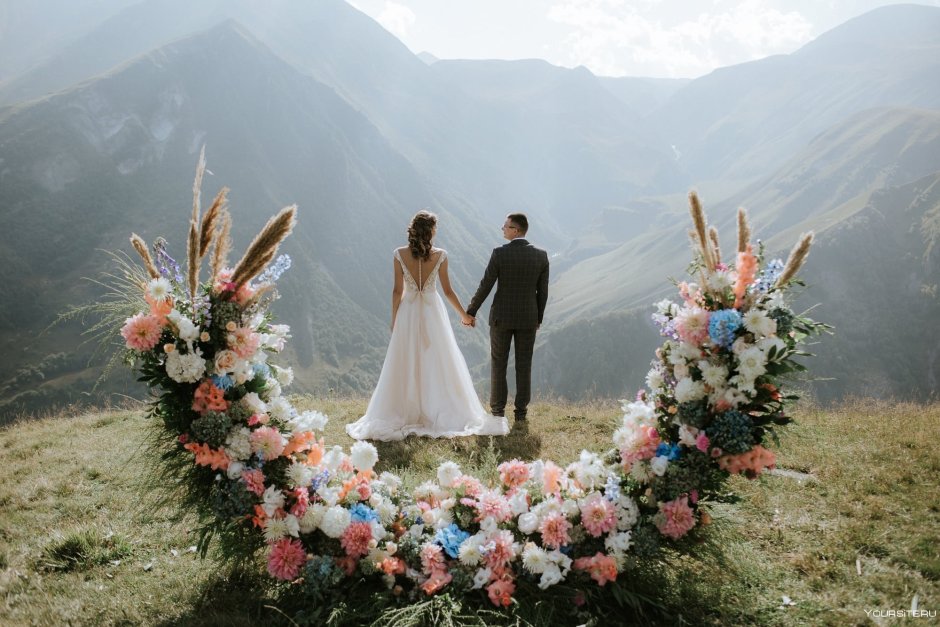 Выездная церемония бракосочетания в Армении