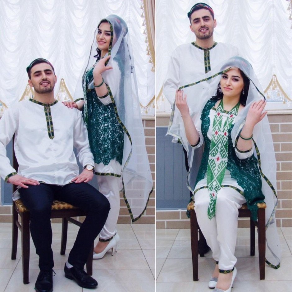 Таджикский свадебный наряд