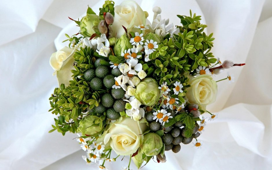Свадебный букет флорист