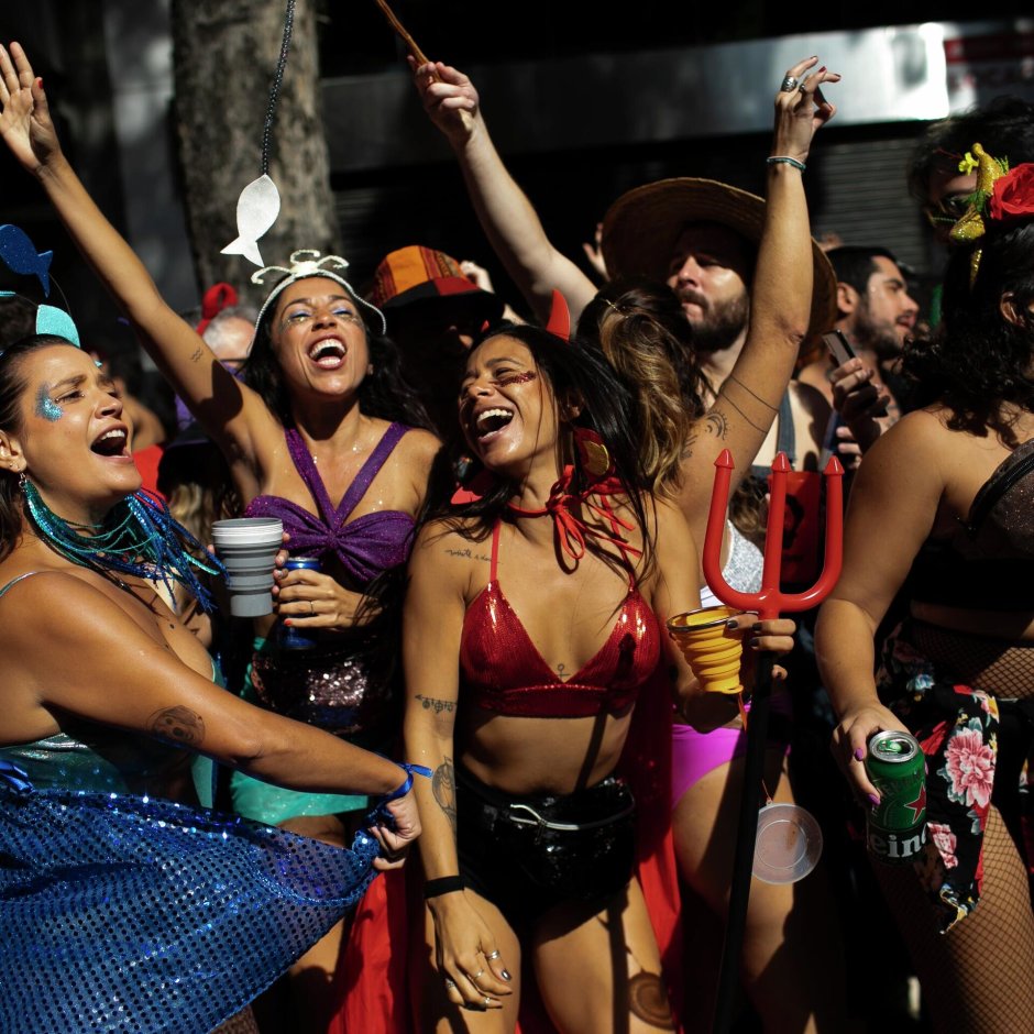 Праздник в Рио де Жанейро карнавал