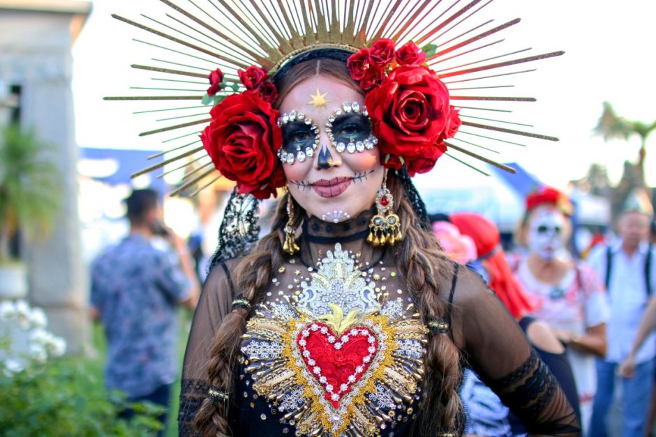 Грим карнавал Мексика