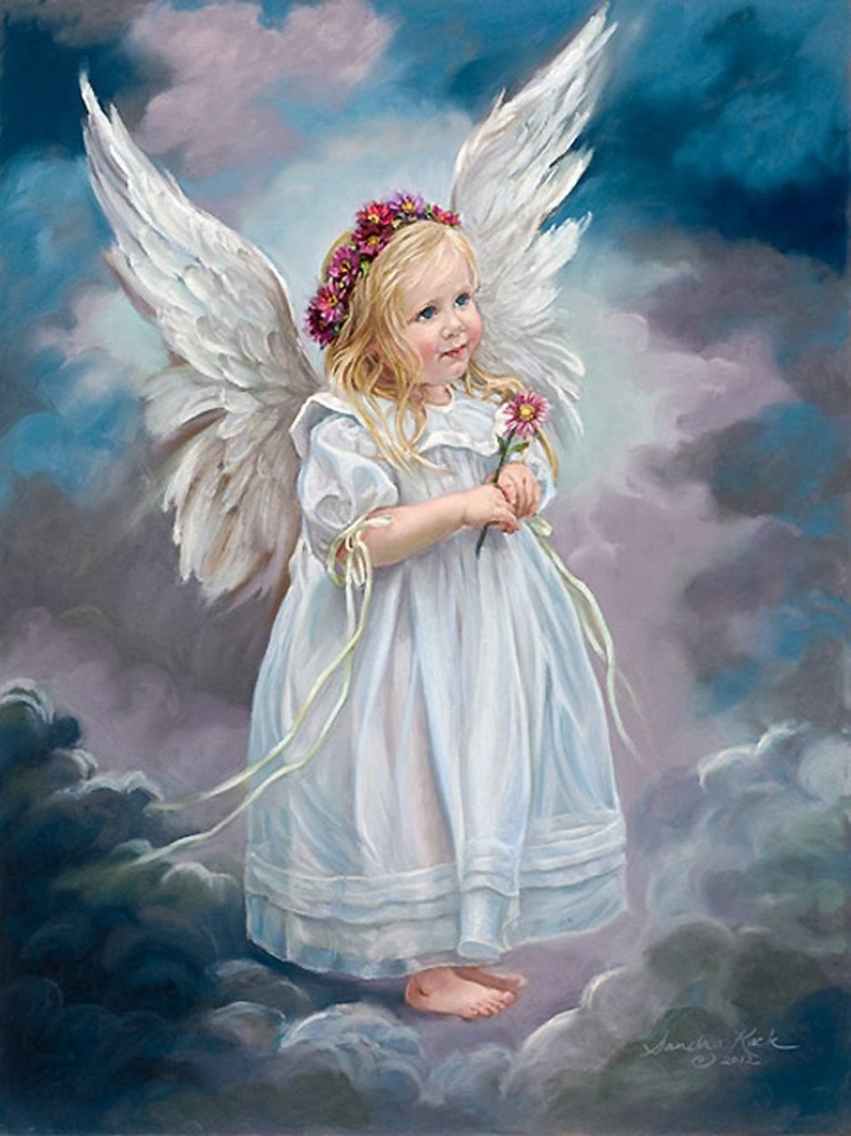 Ангелы картины Сандры Кук
