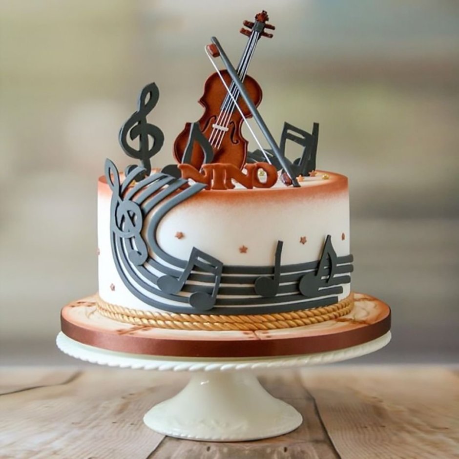 Необычный торт для музыканта