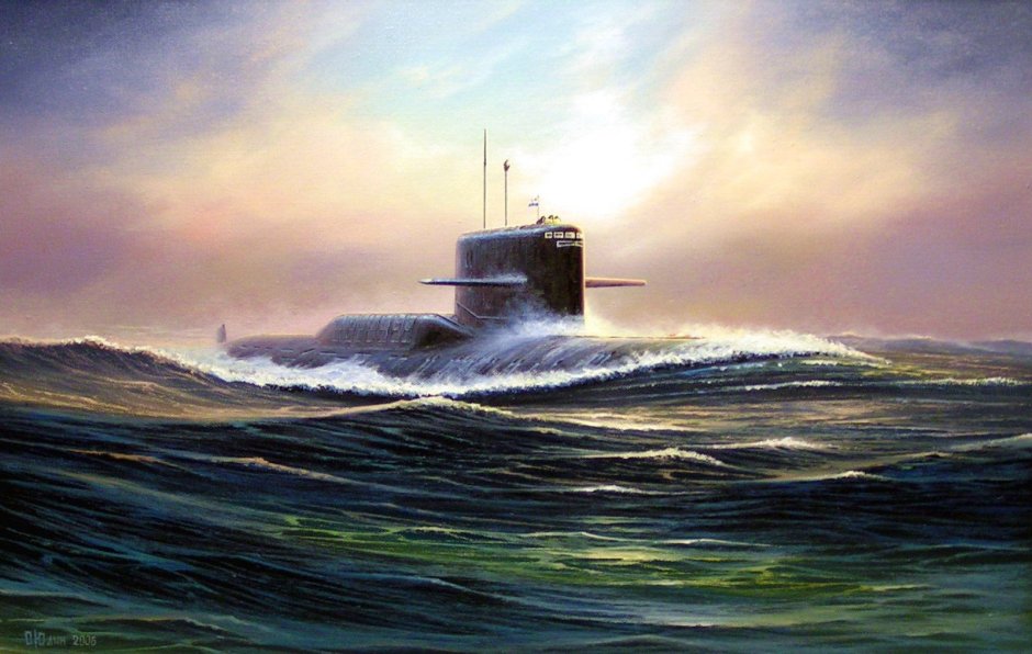 Алексей Алпатов художник подводные лодки