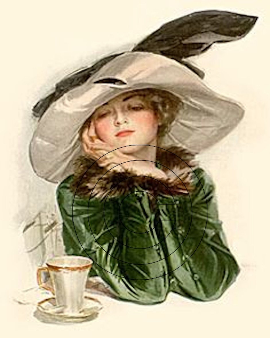 Харрисон Фишер картины девушка с чаем