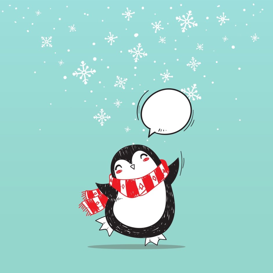 Новогодний Пингвин