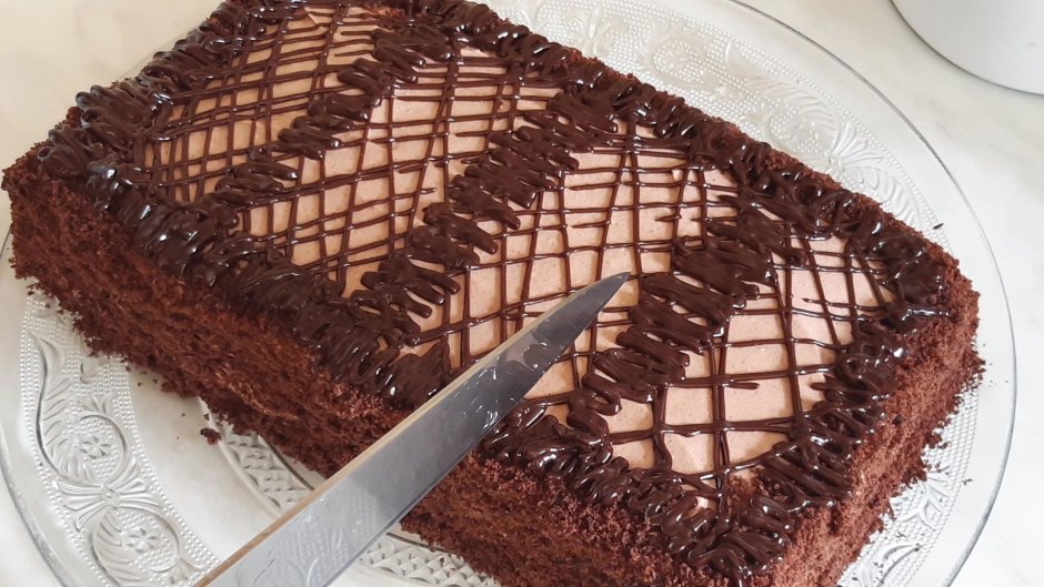 Рецепт шоколадного торта в тока бока