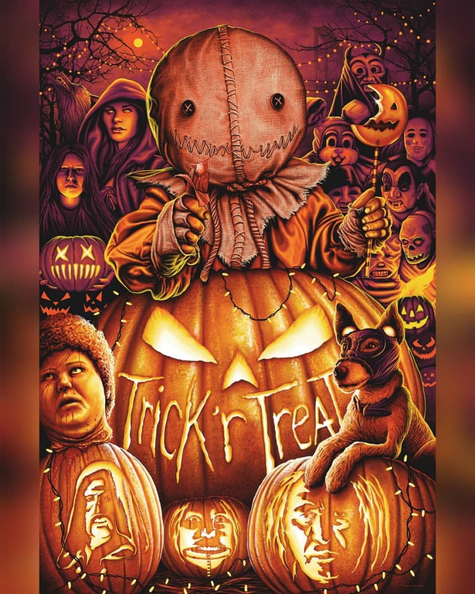 Хэллоуин арт плакаты