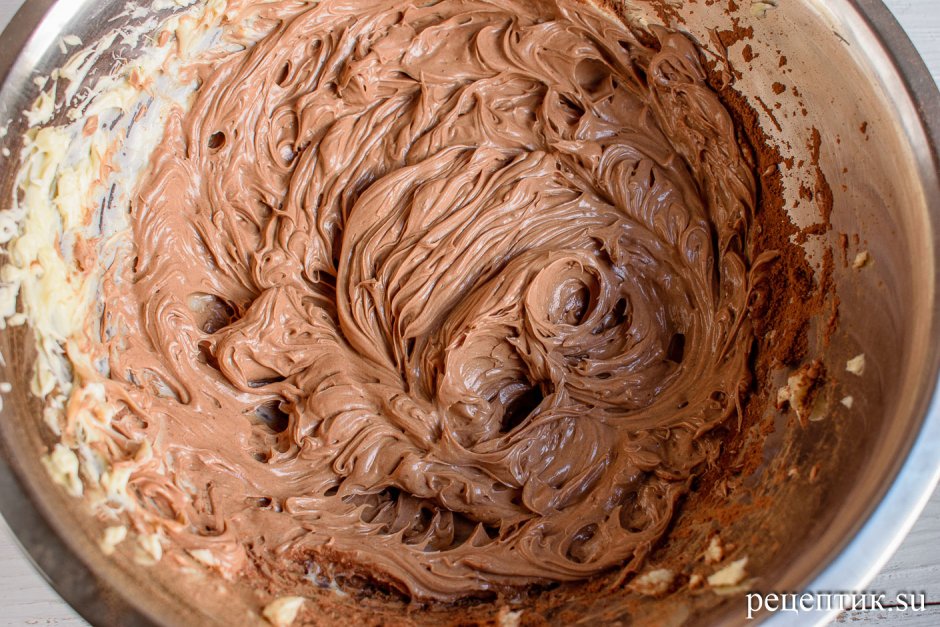 Шоколадный песочный торт