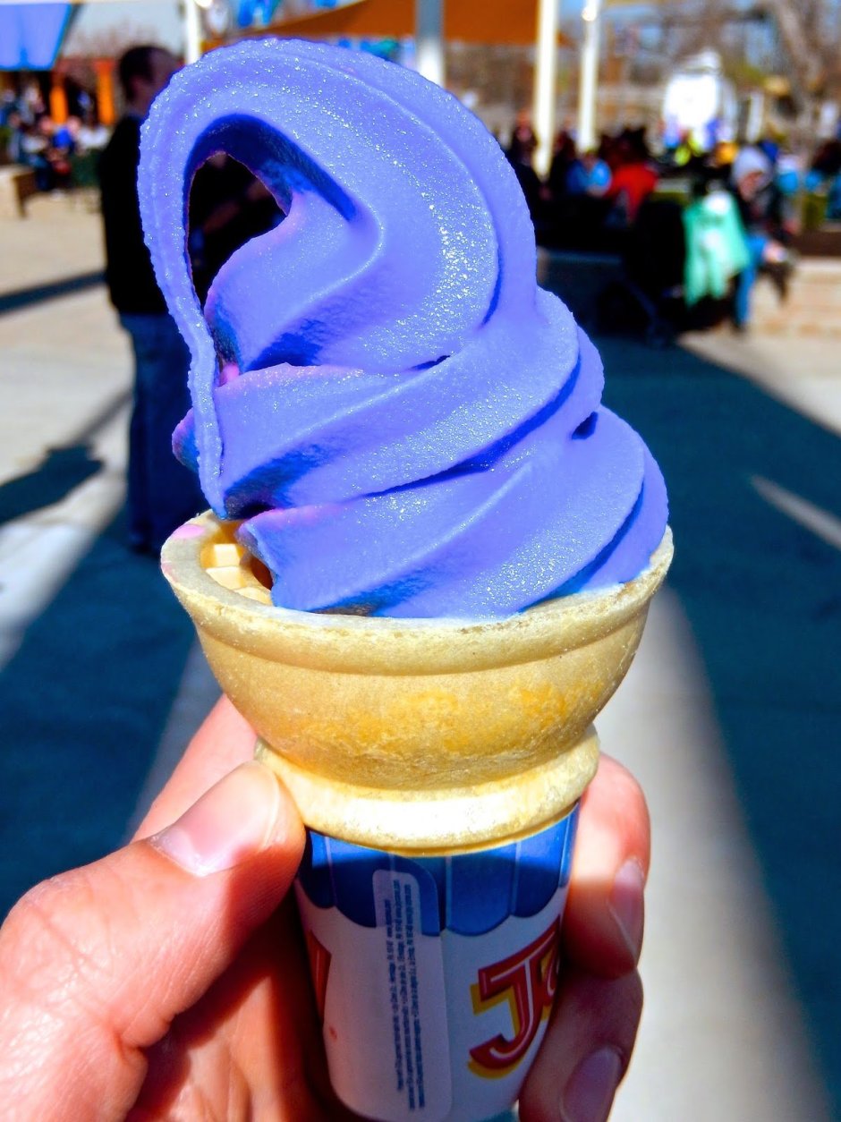 Синее мороженое