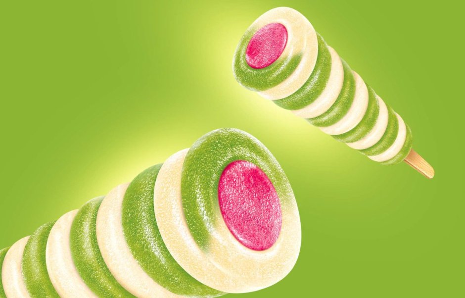 Мороженое твистер Макс зеленое