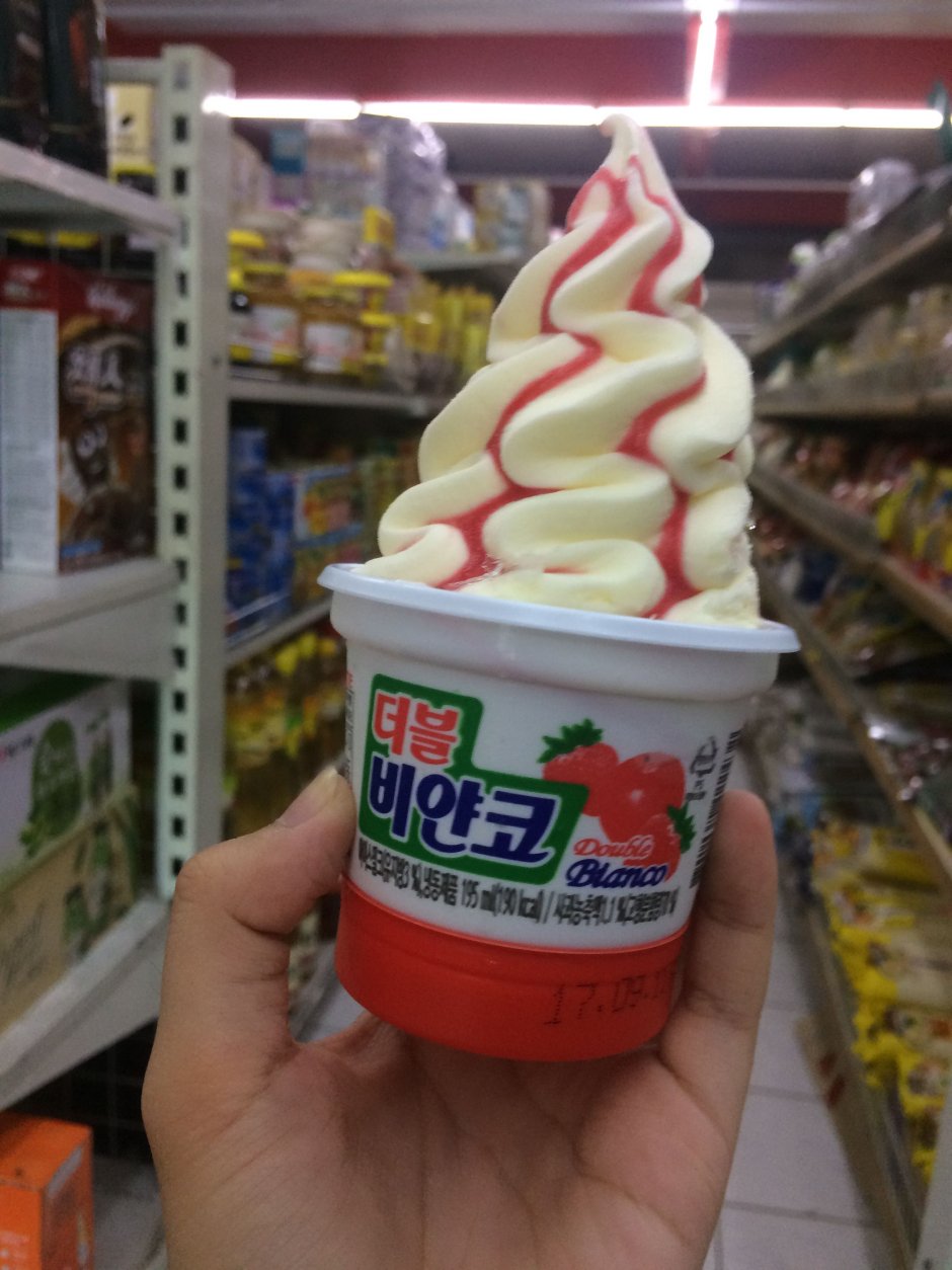 Корейское мороженое в тюбиках