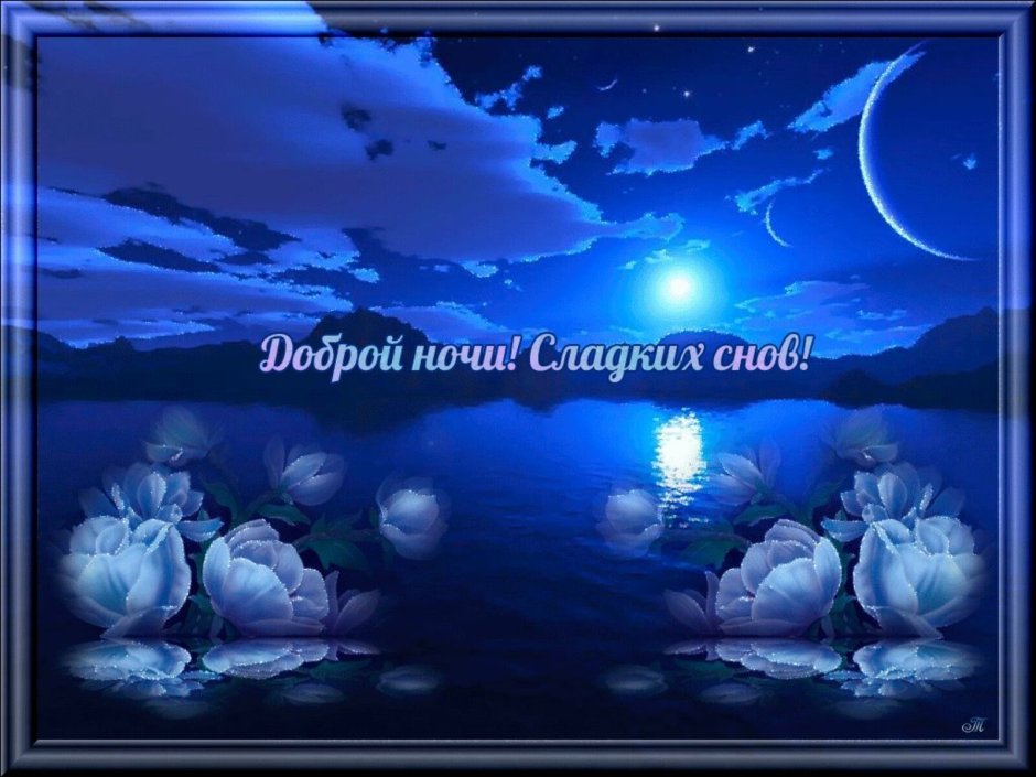 Доброй ночи сладких снов