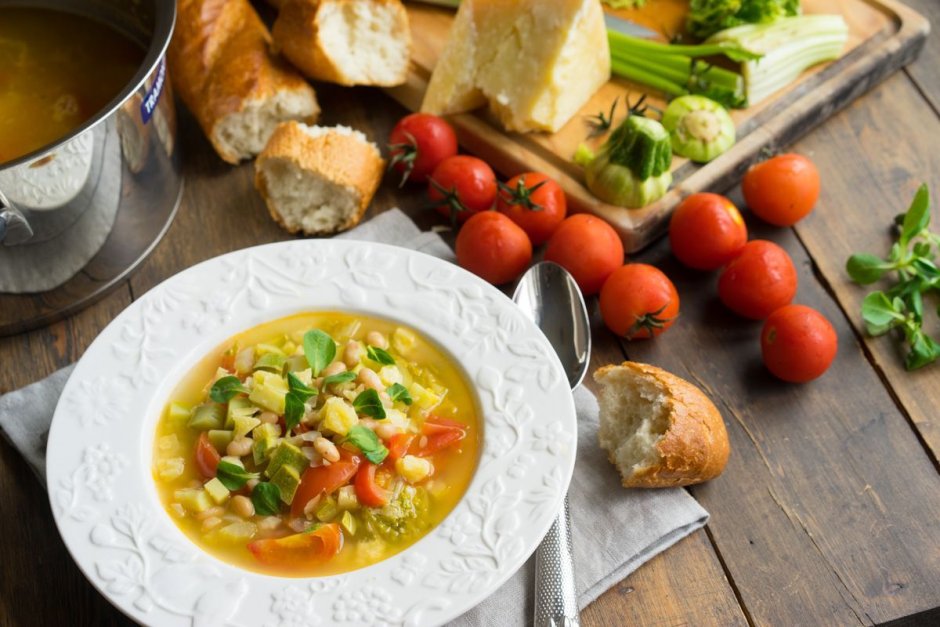 Итальянский суп минестроне