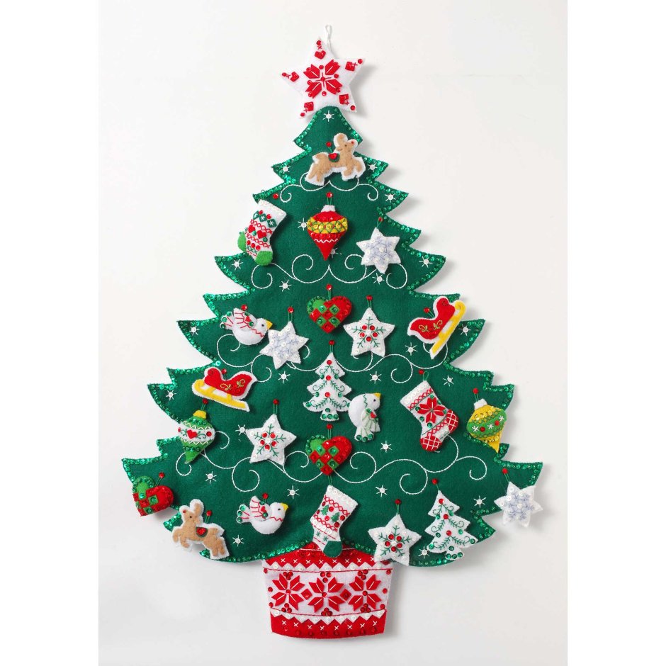 Bucilla Nordic Christmas Tree Advent Calendar