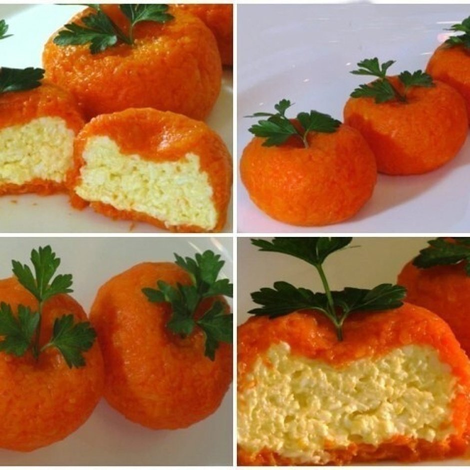 Острая сырная закуска «мандаринки»