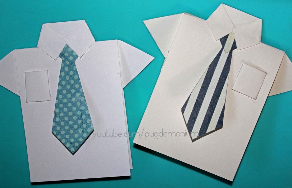 Craft for father Origami Tie