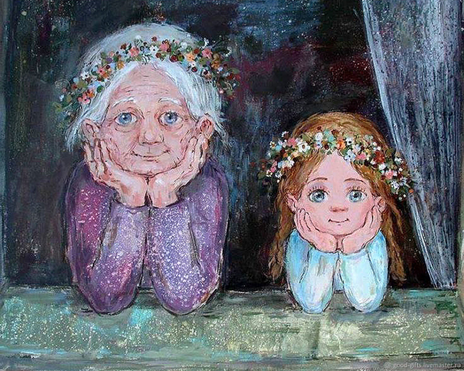 Нино Чакветадзе картины бабушка
