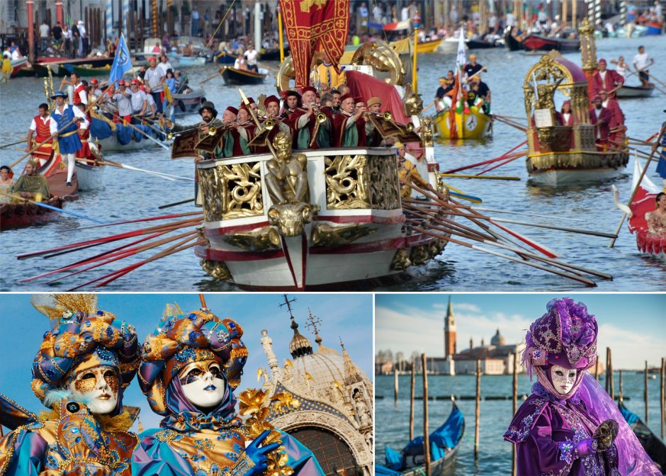 Карнавал Венеция лодки