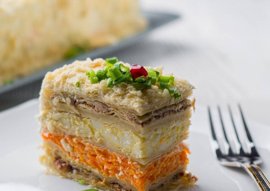 Оксана Пашко закусочный торт Наполеон
