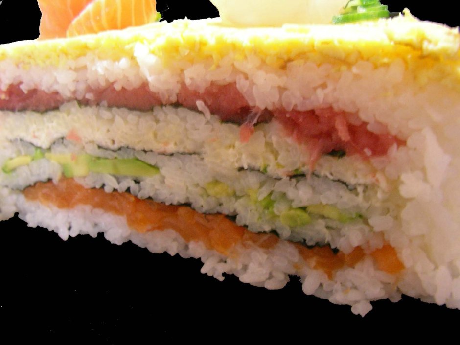 Суши салат с нори