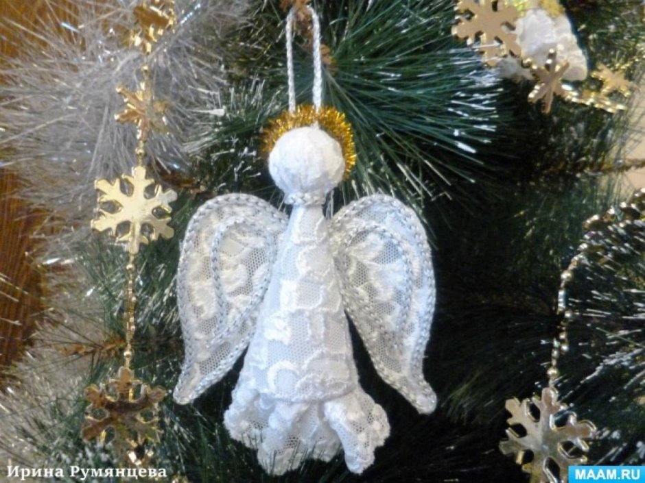 Рождественский ангел поделка