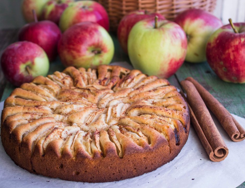 Корнуэльский пирог с яблоками