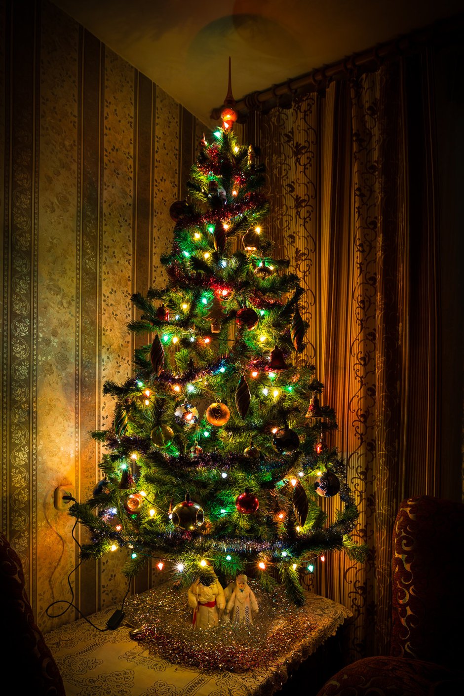 Домашняя Новогодняя елка