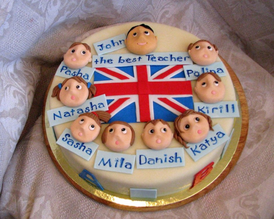 Торт для учителя английского