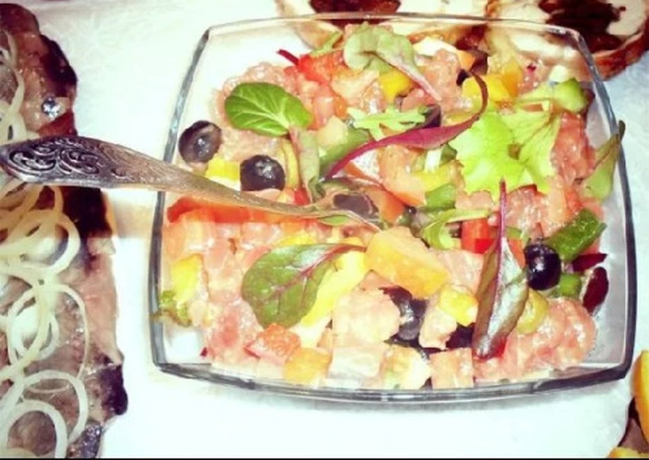 Салат с рыбой в Каляде