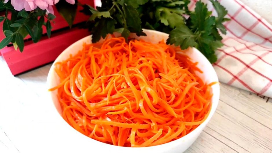 Морковь по корейски Снежинка