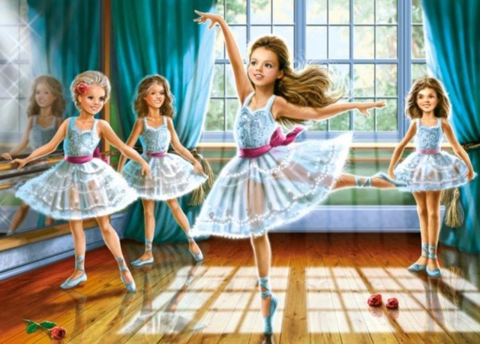 Пазл Castorland little Ballerinas (b-27231), 260 дет.