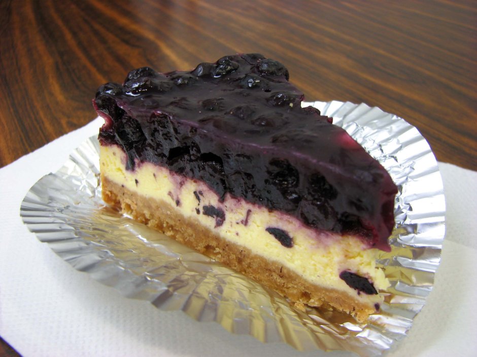 Торт с черничным желе