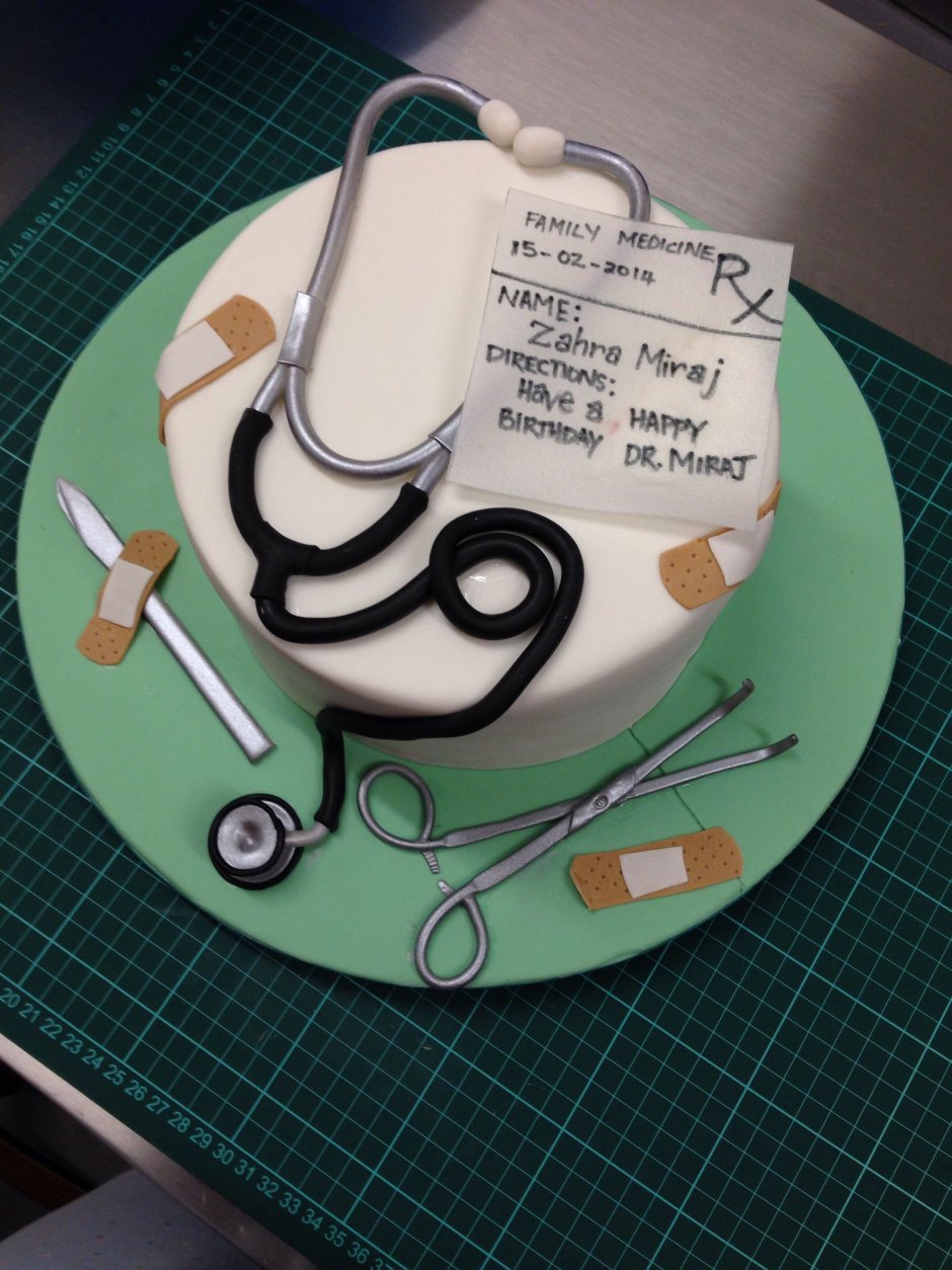 Надпись на торт врачу