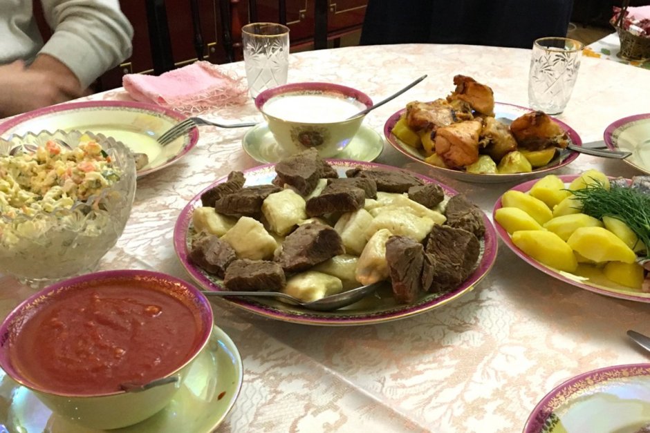 Национальная еда хинкал Дагестанская