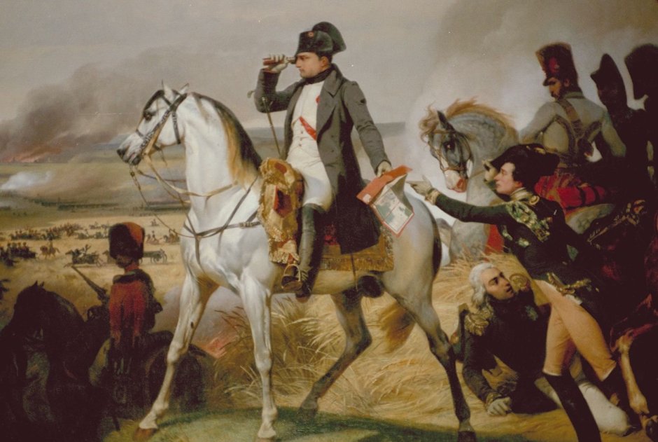 Наполеон Бонапарт на поле сражения