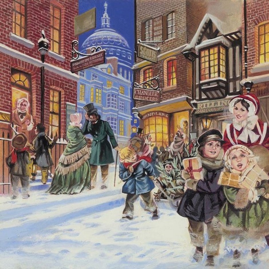 Christmas Carol Викторианская Англия