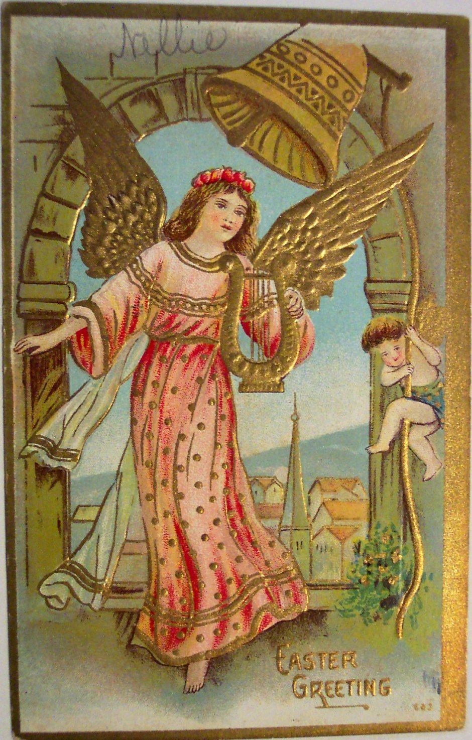 Дореволюционные открытки с днем ангела