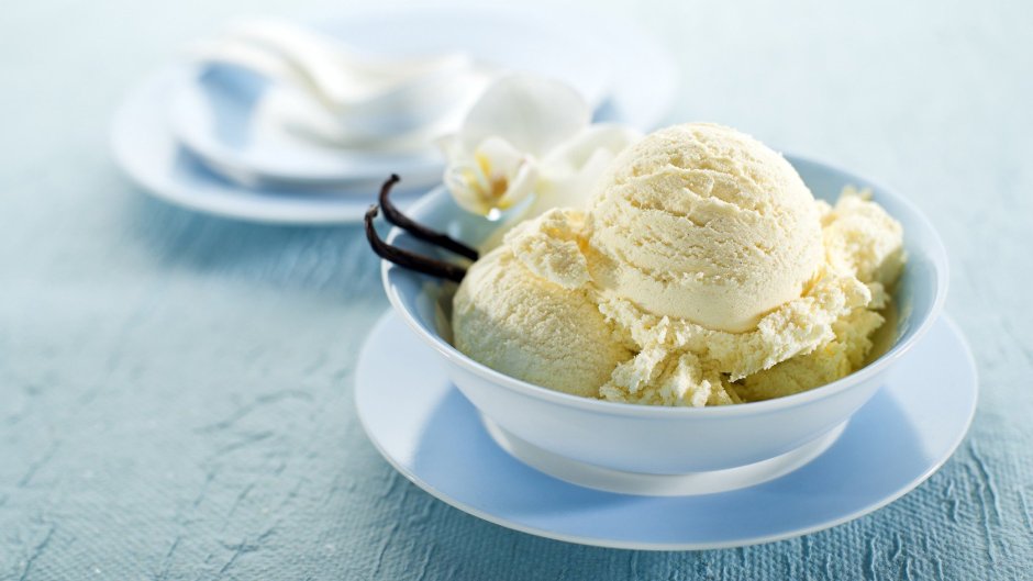 Мороженое ваниль