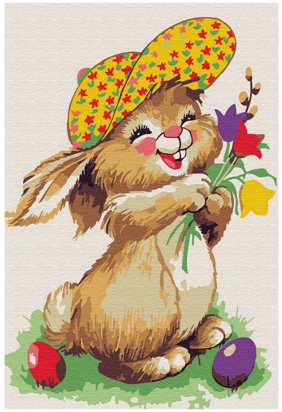 Пасхальный кролик открытка