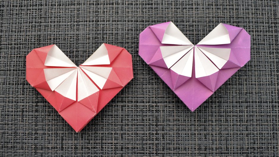 Оригами сердце для любимой