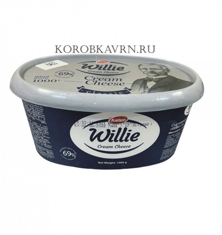 Сыр сливочный крем чиз Kalleh Willie 69%