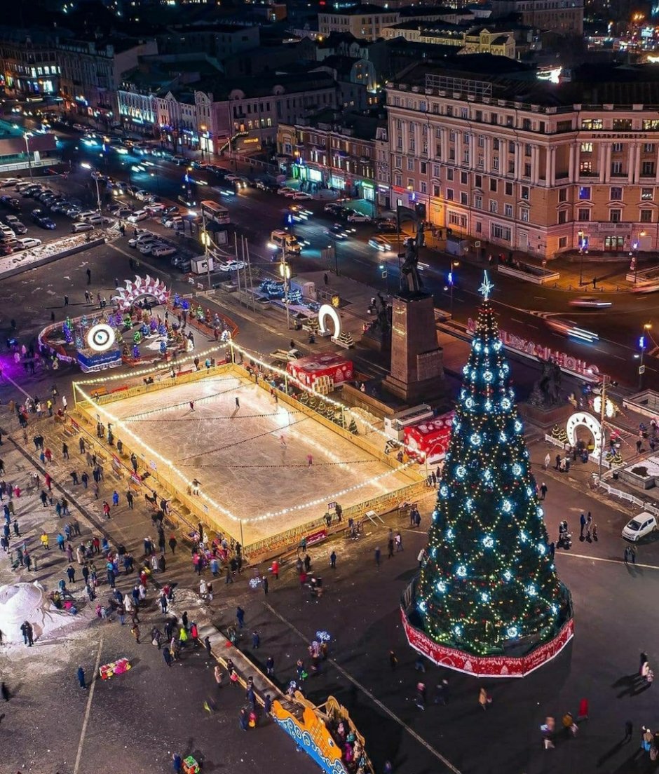 Центральная площадь Владивостока 2022