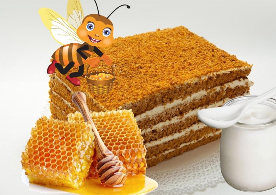 Медовый торт с медом