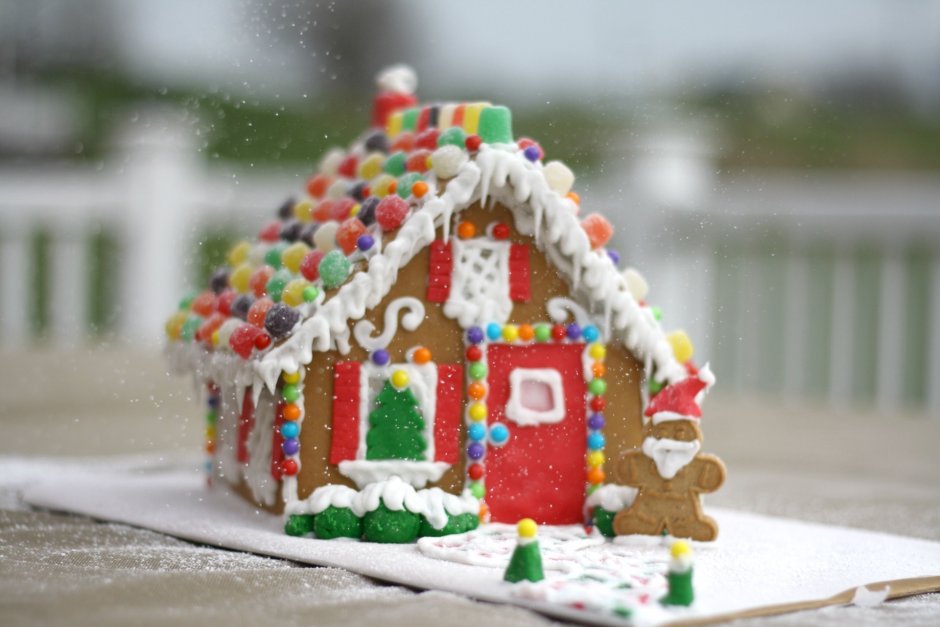 Merry Christmas Gingerbread Houses