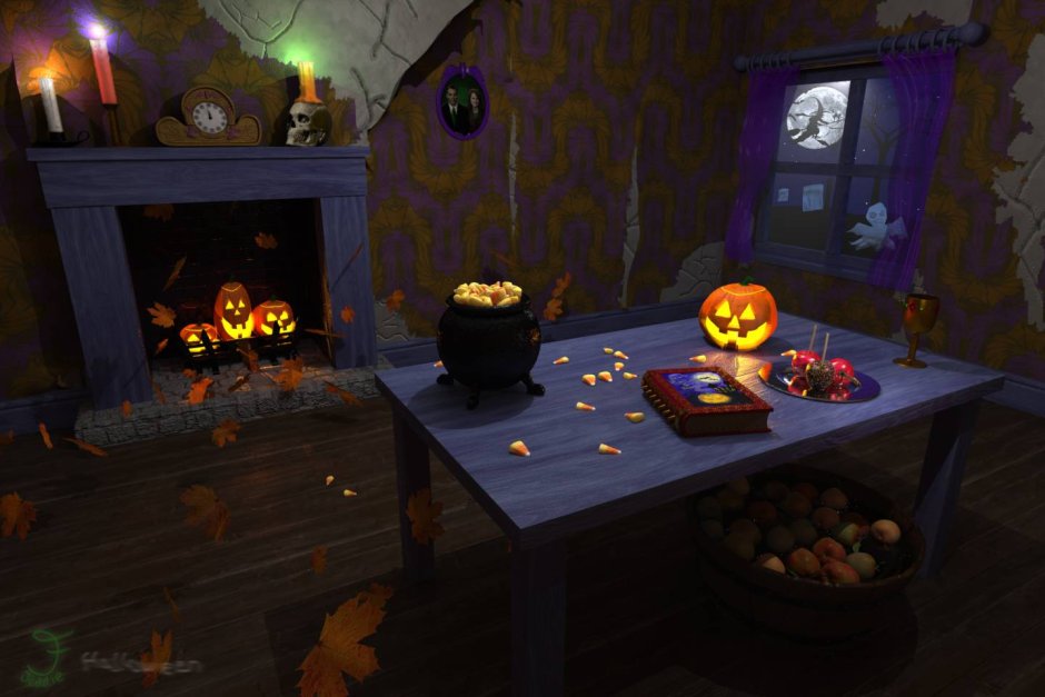 Комната на Хэллоуин