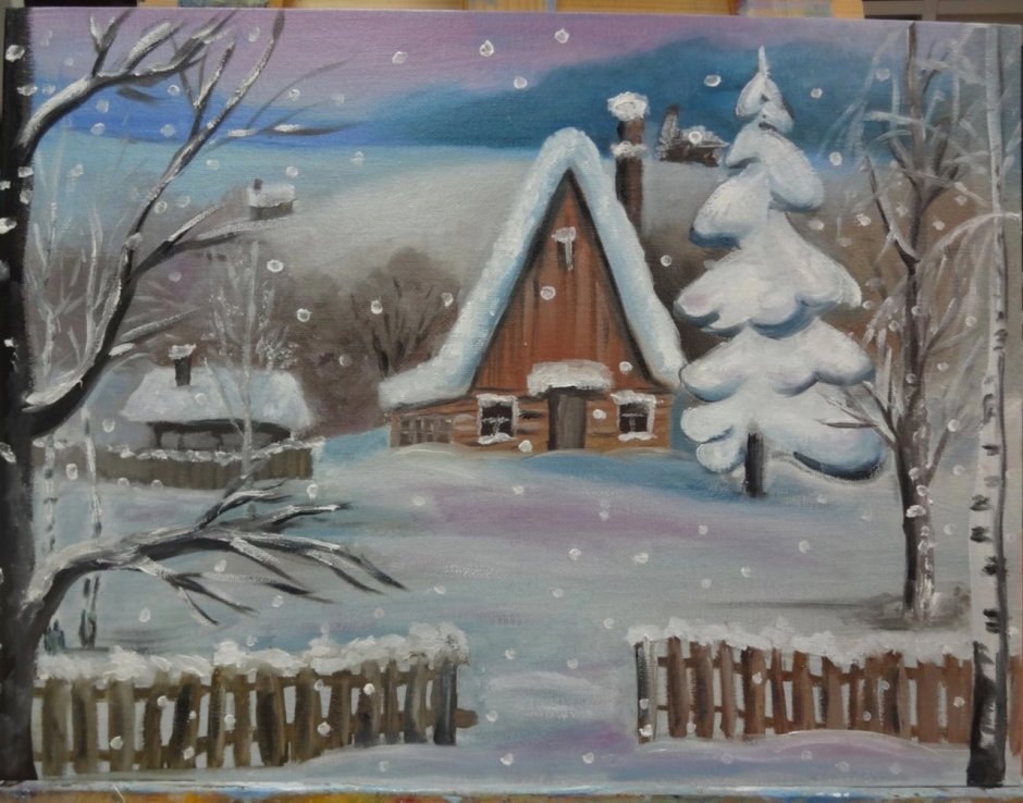Зимний домик в Простоквашино